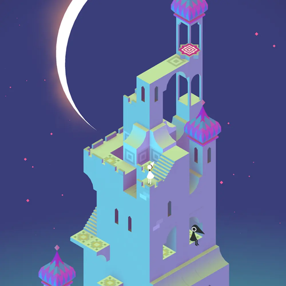 Otočná věž ve hře Monument Valley
